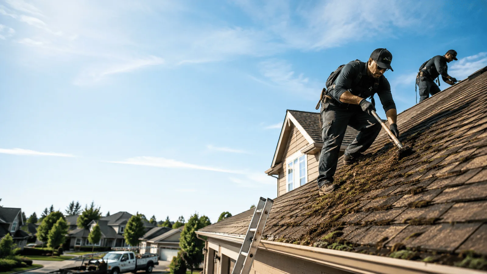 Roof Moss Removal in Stuart, OK near me